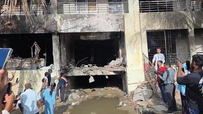 মাইলস্টোন স্কুল অ্যান্ড কলেজে বিমান বিধ্বস্তের স্থান