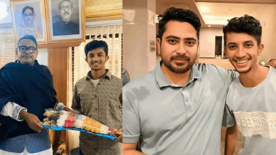 আওয়ামী লীগ নেতা ও এনসিপির সঙ্গে রিয়াদ (ছবি: ক্লজ)
