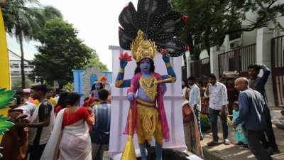 জন্মাষ্টমীর শোভাযাত্রা
