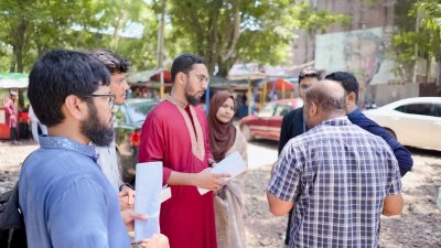 নির্বাচনি উৎসবে মাতোয়ারা জাহাঙ্গীরনগর বিশ্ববিদ্যালয়