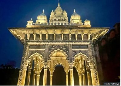 উত্তর কলকাতার কালাচাঁদ মন্দির। ছবি: মুদার পাথেরিয়া।  