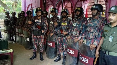 ২৮৫৭ পূজামণ্ডপের নিরাপত্তায় ৪৩০ প্লাটুন বিজিবি মোতায়েন করা হয়েছে