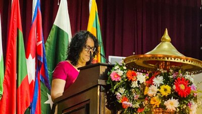 প্রধান অতিথি শ্রীলঙ্কার মাননীয় প্রধানমন্ত্রী ড. হরিণী আমারাসুরিয়া