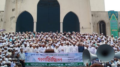 সমাবেশে মামুনুল হকসহ অন্যরা