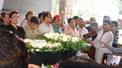 শেষযাত্রায় সহযোদ্ধাদের ভালোবাসায় সিক্ত সৈয়দ মনজুরুল ইসলাম
