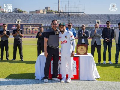 মুশফিকের শততম টেস্টে বিসিবির বিশেষ আয়োজন। 