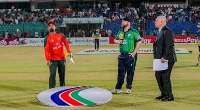 টস জিতেছে বাংলাদেশ।