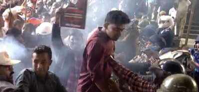 কলকাতায় বিক্ষোভ