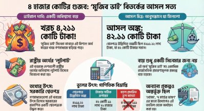 ‘মুজিব ভাই’ বিতর্ক: ৪২ কোটি যেভাবে ৪ হাজার কোটি টাকা হলো