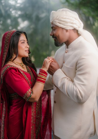 জেফার রহমান ও রাফসান সাবাব (ছবি: রেমিনিসেন্স ফটোগ্রাফি)