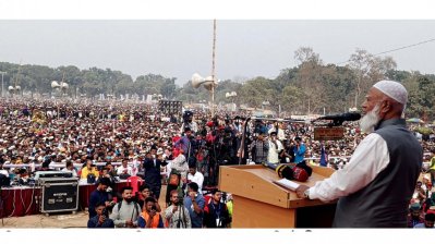 নির্বাচনি প্রচারণায় জামায়াতের আমির