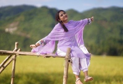 ‘কসম’ নাটকে তানজিম সাইয়ারা তটিনী (ছবি: সিএমভি)