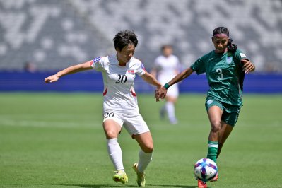 ম্যাচের একটি দৃশ্য। 