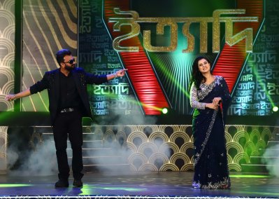 গাইছেন ইমরান ও বুবলী