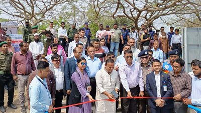 শিমুলিয়া ঘাটে নতুন চালু হওয়া তিন রুট উদ্বোধন করেন নৌ প্রতিমন্ত্রী রাজিব আহসান