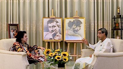 অনুষ্ঠানে চিত্রা ও আবদুর রহমান