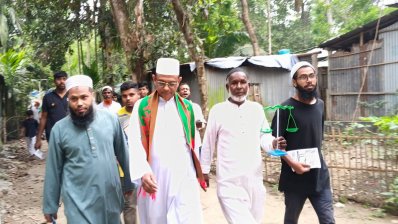 জামায়াতের প্রার্থী মাসুদুর রহমানের প্রচারণা