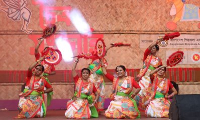 চৈত্রসংক্রান্তিতে নৃত্য পরিবেশনা