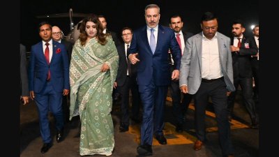 ঢাকায় পৌঁছেছেন তুরস্কের পররাষ্ট্রমন্ত্রী হাকান ফিদান&nbsp;