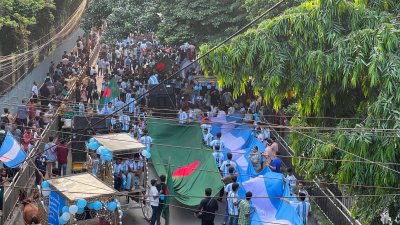 কানসাসে নামছে আর্জেন্টিনা, শাহবাগে আকাশি-সাদা ঢেউ