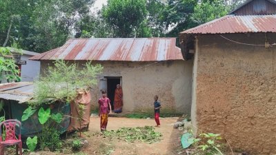 বেলালের ময়মনসিংহের বাড়ির চিত্র