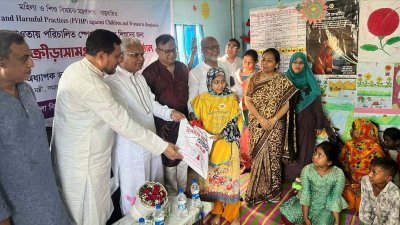 শিশু প্রতিষ্ঠান ও পুনর্বাসন কেন্দ্র পরিদর্শন, শুভেচ্ছা বিনিময় এবং শিশুদের মাঝে শিক্ষাবৃত্তি, ক্রীড়াসামগ্রী ও শিক্ষা উপকরণ বিতরণ অনুষ্ঠান 