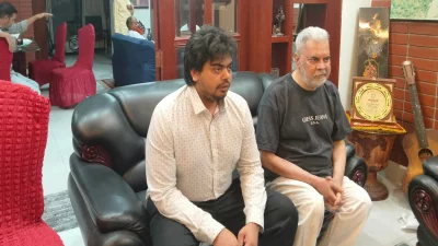 ইলিয়াস কাঞ্চন ও তার ছেলে