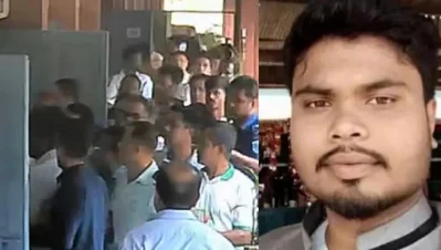 দিনাজপুরের বিরামপুরে এক পুলিশ সদস্যকে লাথি মেরে আহত করেছেন উপজেলা বিএনপি নেতার ছেলে রাহাদুজ্জামান পরাগ