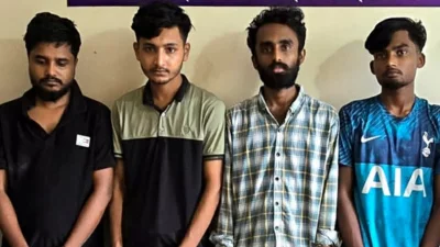 অভিযুক্ত চার যুবক