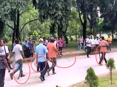 ভিডিও ফুটেজ দেখে তাদের পরিচয় শনাক্ত করা হয়েছে। এর মধ্যে প্রায় সবাই বিএনপি, যুবদল ও ছাত্রদলের নেতাকর্মী