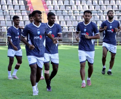 জাতীয় দলের অনুশীলনের ছবি।