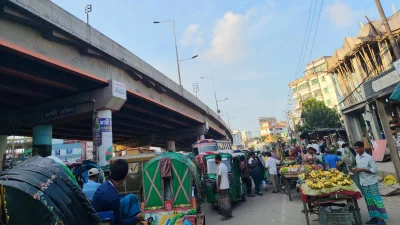 জুরাইন এলাকা (ছবি: বাংলা ট্রিবিউন)