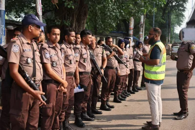 নিরাপত্তা জোরদার করার কথা জানিয়েছে পুলিশ। ছবি: বাংলা ট্রিবিউন