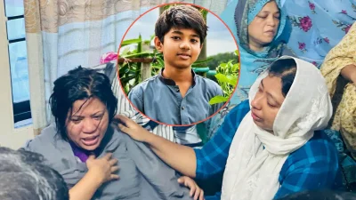 নিহত অপ্রতিমের মায়ের কান্না