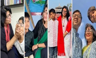 মায়ের সঙ্গে অপ্রতিম