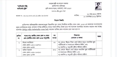 প্রাণিসম্পদ অধিদফতরে ৫৩৮ পদে নিয়োগ, এসএসসি পাসেই আবেদন 