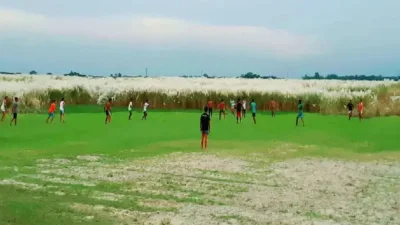 মুন্সীগঞ্জের ষোলআনীতে মেঘনা নদীর তীরে এখ কাশফুলের মেলা (ছবি: সংগৃহীত)