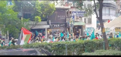 ব্যাংককে বিক্ষোভ
