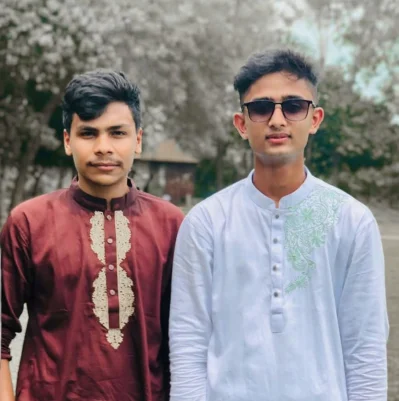 দুই বন্ধু কলেজছাত্র আবু রাহাত ও আবু সোহান