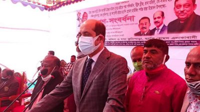 বক্তব্য রাখছেন মেয়র আতিকুল ইসলাম