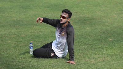 অনুশীলনে সাকিব