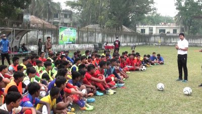 গোপালগঞ্জে ফুটবল প্রতিভা বাছাই