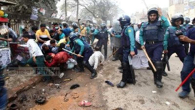 রাজধানীতে সংঘর্ষের ঘটনায় বিএনপির ১৭ নেতাকর্মীকে আটক