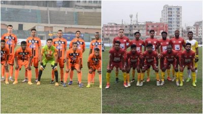 ব্রাদার্স (বাঁয়ে) ও আরামবাগের পাঁচ ম্যাচ ঘিরে সন্দেহ