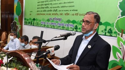পরিবেশ, বন ও জলবায়ু পরিবর্তন মন্ত্রী মো. শাহাব উদ্দিন