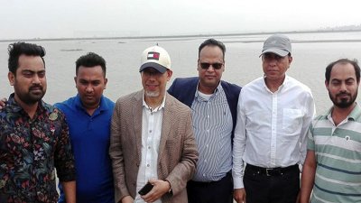 মৎস্য ঘের পরিদর্শনে ব্রুনাইয়ের রাষ্ট্রদূত