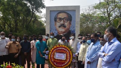 বঙ্গবন্ধুর জন্মবার্ষিকীতে শাবিতে নানা কর্মসূচি পালিত