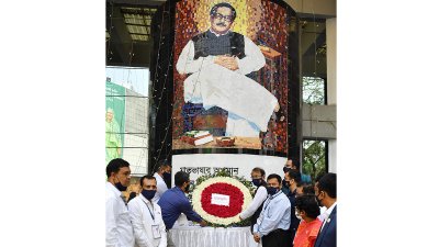 বঙ্গবন্ধুর প্রতি ‘জন্মশতবার্ষিকী বাস্তবায়নে জাতীয় কমিটি’র শ্রদ্ধা নিবেদন