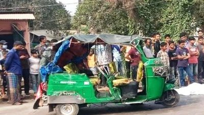 দুর্ঘটনার শিকার অটোরিকশা