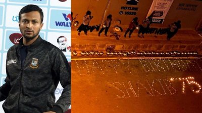 সাকিবকে সারপ্রাইজ দিতে গিয়ে ভক্ত নিজেই ‘সারপ্রাইজড’
